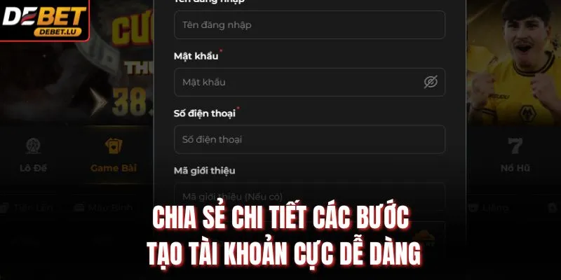Chia sẻ chi tiết các bước tạo tài khoản cực dễ dàng